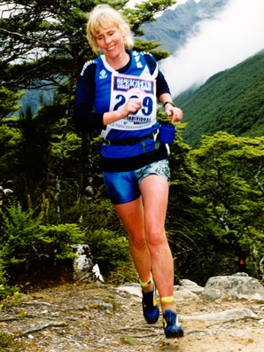 C-to-C-033: Annette atop Dudley's Knob.