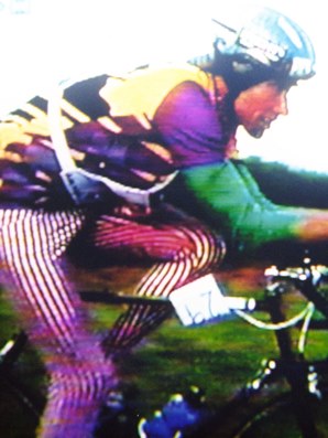 C-to-C-065: A still from TV3's coverage of the race showing Mike Ward on his bike.
