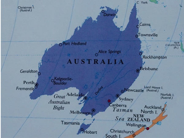 Map of Australia