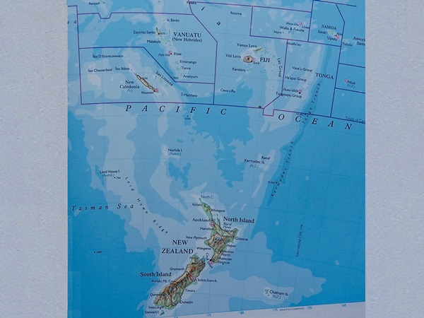 Map of Oceania